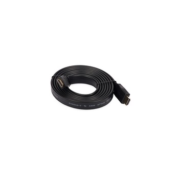 Cablu HDMI 2m plat aurit 28AWG v1.4 High Speed cu Ethernet Cablu HDMI 2m plat aurit 28AWG v1.4 High Speed cu Ethernet