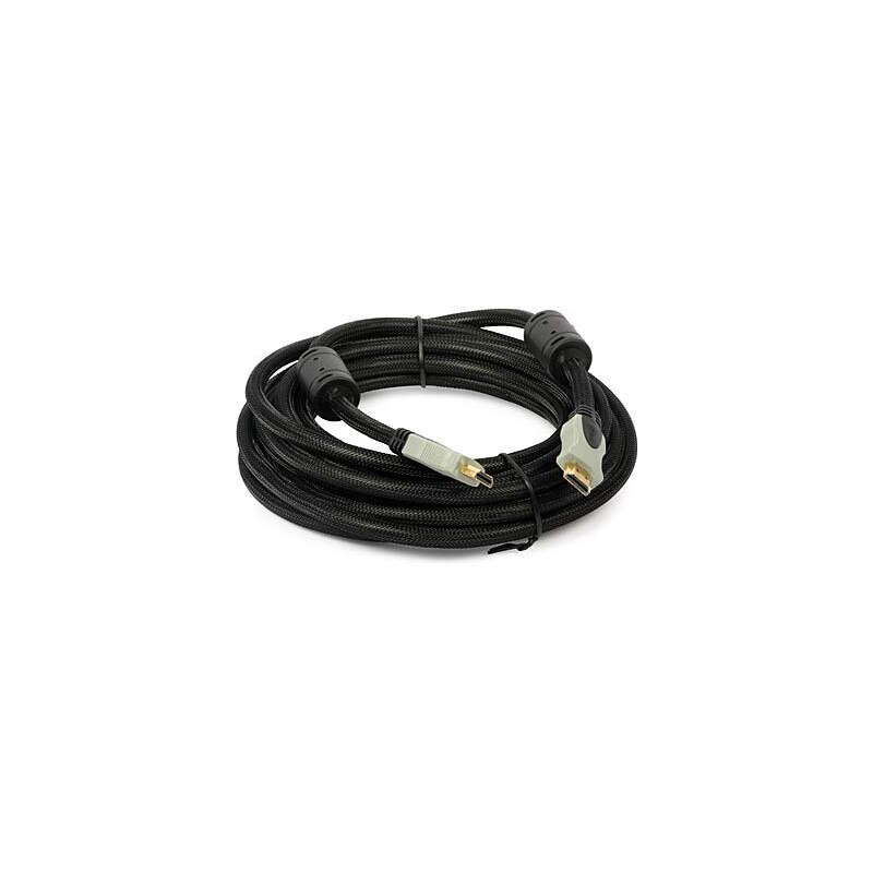 Cablu HDMI 5m aurit 28AWG v1.4 High Speed cu Ethernet