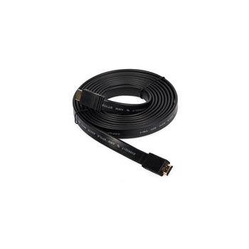 Cablu HDMI 3m aurit plat 28AWG v1.4 High Speed cu Ethernet Cablu HDMI 3m aurit plat 28AWG v1.4 High Speed cu Ethernet
