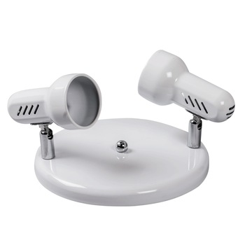 Spot Interior Aplicat Erste Rodin 2x60W Max E27 EL0026884 Culoare Alb si Crom Spot Interior Aplicat Erste Rodin 2x60W Max E27 EL0026884 Culoare Alb si Crom
