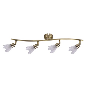 Spot Interior Aplicat Erste Posy 4x40W Max G9 EL0034023 Culoare Alama si Alb Spot Interior Aplicat Erste Posy 4x40W Max G9 EL0034023 Culoare Alama si Alb