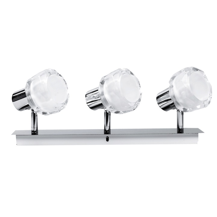 Spot Interior Aplicat Erste Careo 3x40W Max G9 EL0034013 Culoare Alb si Crom