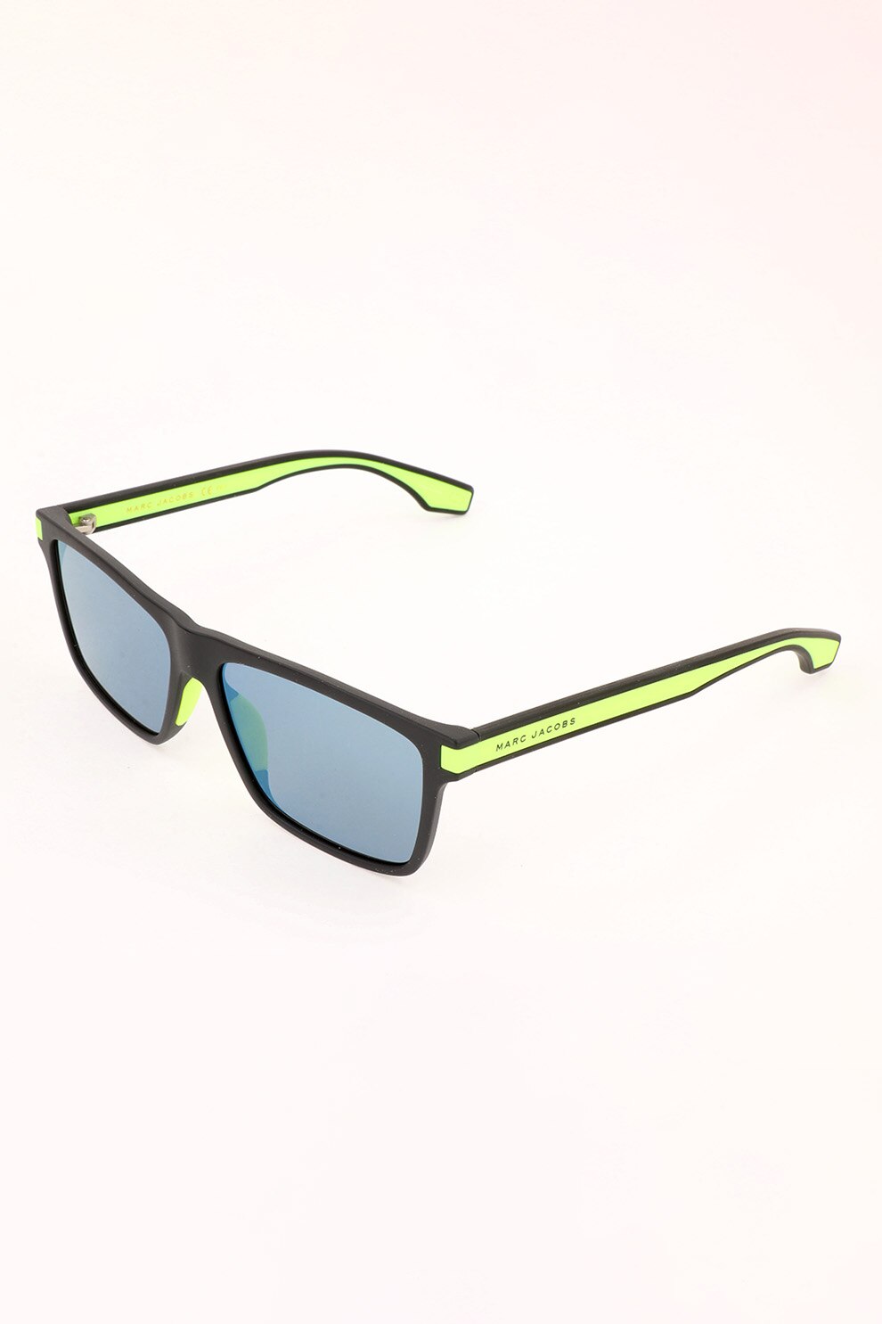 Marc Jacobs, Ochelari de soare unisex dreptunghiulari, Negru/Galben, 56-15-145 Standard