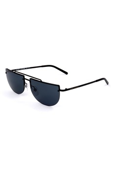 Marc Jacobs, Ochelari de soare rotunzi cu lentile uni, Negru, 56-15-135 Standard Marc Jacobs, Ochelari de soare rotunzi cu lentile uni, Negru, 56-15-135 Standard