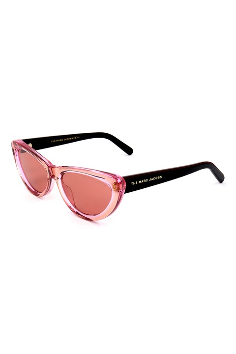Marc Jacobs, Слънчеви очила Cat-Eye с плътен цвят, 55-17-140, Черен/Пастелнорозов