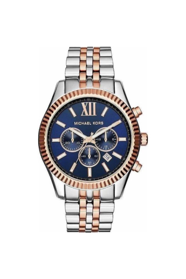 Ceas Michael Kors MK8412, Inox, Argintiu/Rose Gold