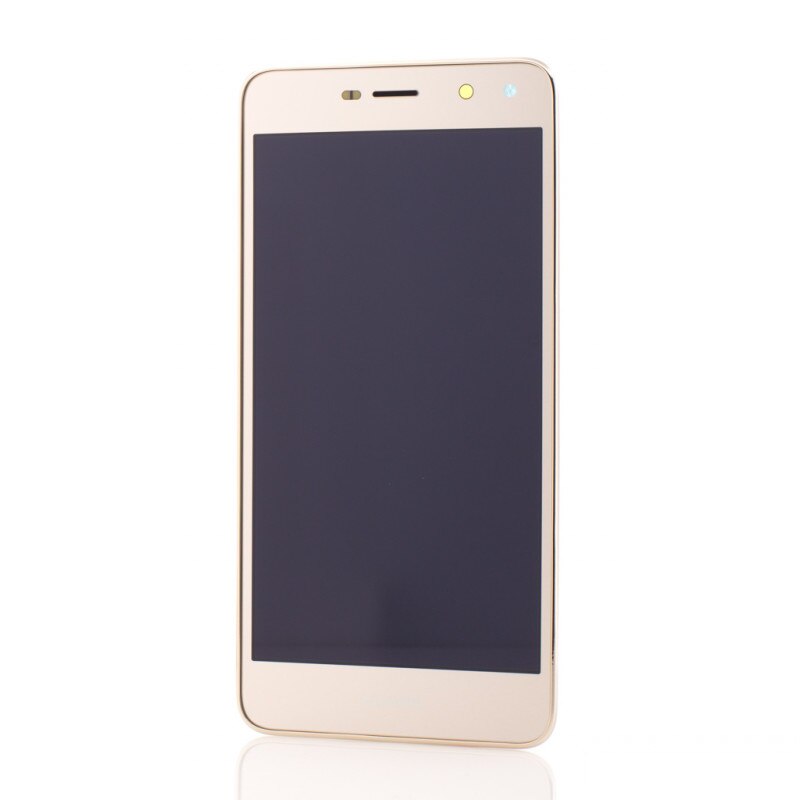 Display cu touchscreen si rama Huawei Y6 (2017), MYA-L11, Gold