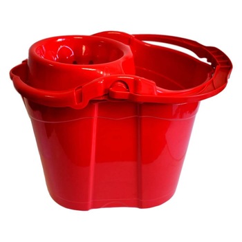 Galeata cu Storcator Misavan, 14 L, Rosu Galeata cu Storcator Misavan, 14 L, Rosu