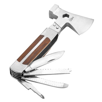 Unealta multifunctionala 11 in 1 Neo Tools, inox, maner lemn, husa Unealta multifunctionala 11 in 1 Neo Tools, inox, maner lemn, husa