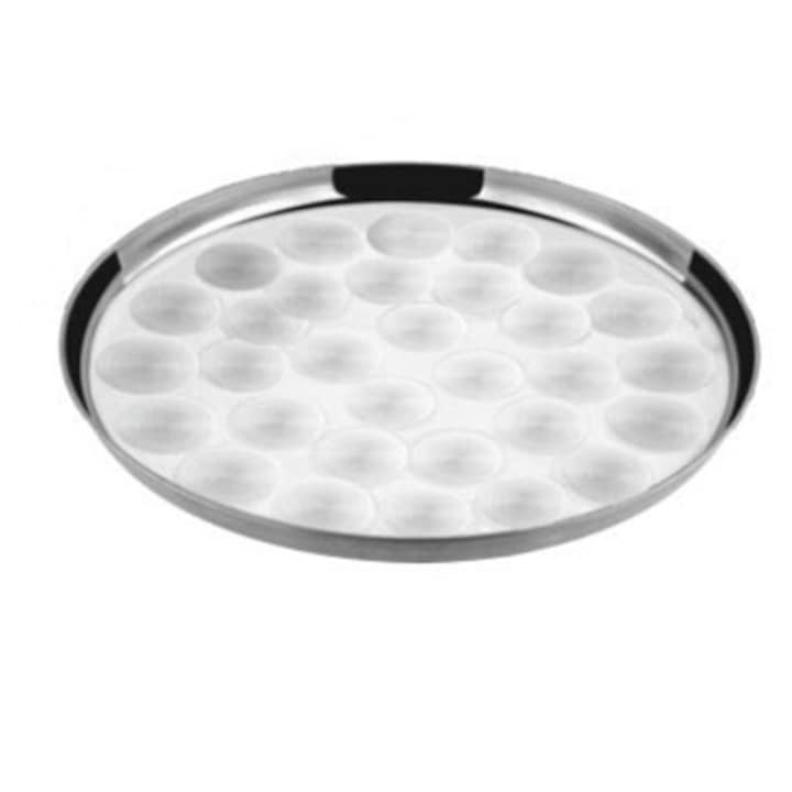 Tava inoxidabil, Victor V-TP0511, rotund, 27,5 cm