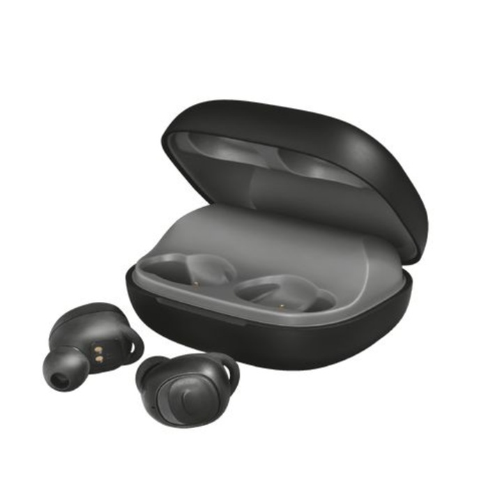 Trust Duet XP Bluetooth vezeték nélküli fülhallgató, fekete