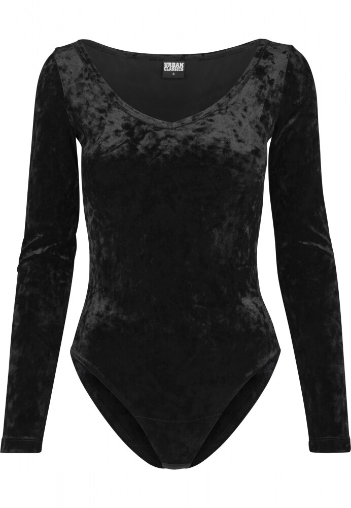 Body catifea pentru Femei Urban Classics, Negru