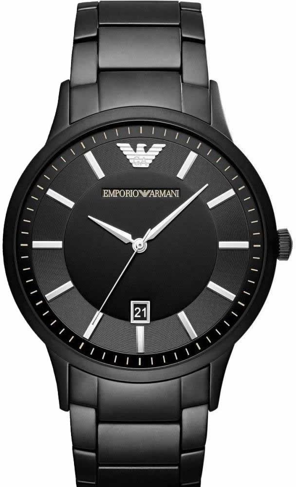 Ceas Emporio Armani AR11079, Inox, Negru