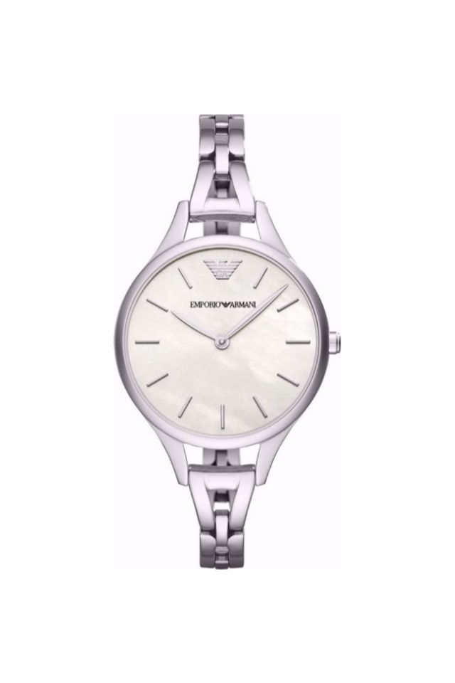 Ceas Emporio Armani AR11054, Inox, Argintiu/Alb