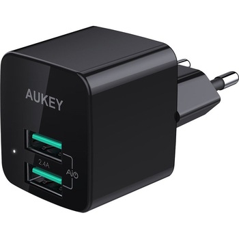 Incarcator retea AUKEY, Minima Duo, 12W 2-Port USB Incarcator retea AUKEY, Minima Duo, 12W 2-Port USB