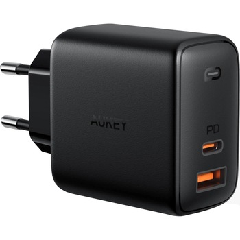 Incarcator retea AUKEY, OMNIA Mix, 65W Dual-port Incarcator retea AUKEY, OMNIA Mix, 65W Dual-port