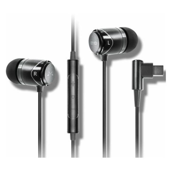 SOUNDMAGIC E11D Digizális vezetékes fülhallgató, Type-C csatlakozóval, Mikrofonnal