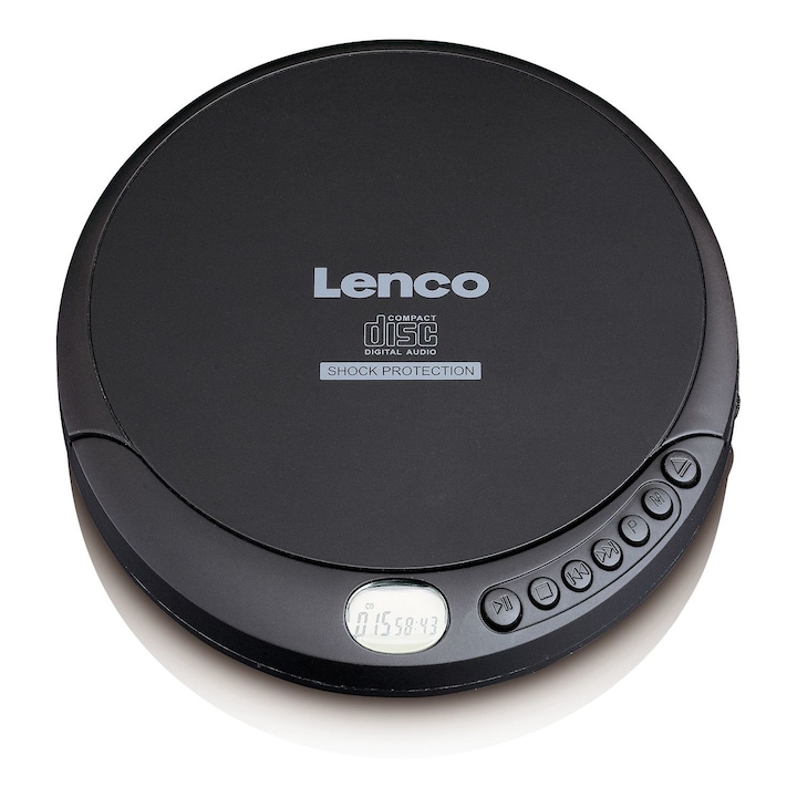 CD player portabil, Lenco, Negru