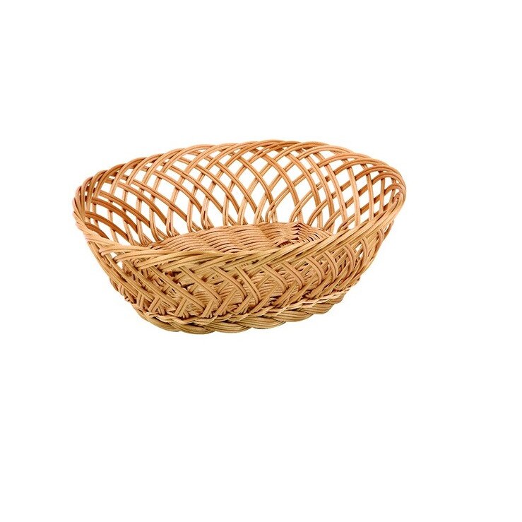 Cos oval impletit din PP, 27x20 cm