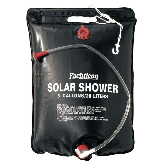 Dus exterior solar, portabil, 20l