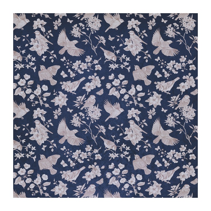 Set 4 Role Tapet Blue Wall, Multicolor, 3 x 0.52 m