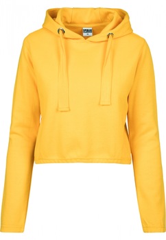 Hanorac casual Interlock pentru Femei Urban Classics, Chrome-galben, M Hanorac casual Interlock pentru Femei Urban Classics, Chrome-galben, M