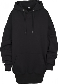 Hanorac lung oversized pentru Femei Urban Classics, Negru, XS Hanorac lung oversized pentru Femei Urban Classics, Negru, XS