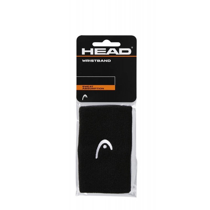 Manseta tenis 5" Head, 2 buc, negru