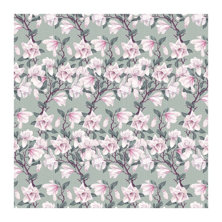 Set 4 Role Tapet Magnolias, Multicolor, 3 x 0.52 m