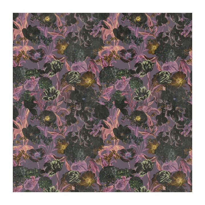 Set 4 Role Tapet Black Mauve, Multicolor, 3 x 0.52 m