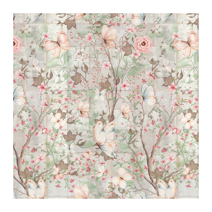 Set 4 Role Tapet Butterfly Fantasy, Multicolor, 3 x 0.52 m