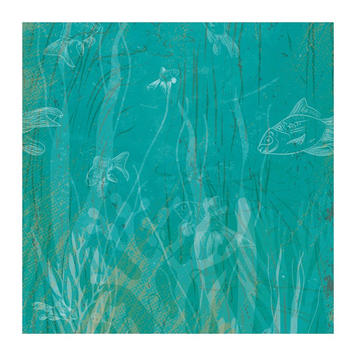 Set 4 Role Tapet Underwater, Multicolor, 3 x 0.52 m