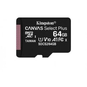 Card de memorie Kingston Select Plus Micro SD, 64GB, Class 10, 100 MB/s