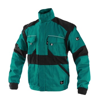 Jacheta de lucru Luxy Eda, Interbabis, cu maneci detasabile, verde/negru, 56 EU Jacheta de lucru Luxy Eda, Interbabis, cu maneci detasabile, verde/negru, 56 EU