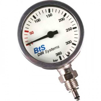 Manometru pentru scufundari, BtS Dir Systems, 0-360 bar, 52 mm Manometru pentru scufundari, BtS Dir Systems, 0-360 bar, 52 mm