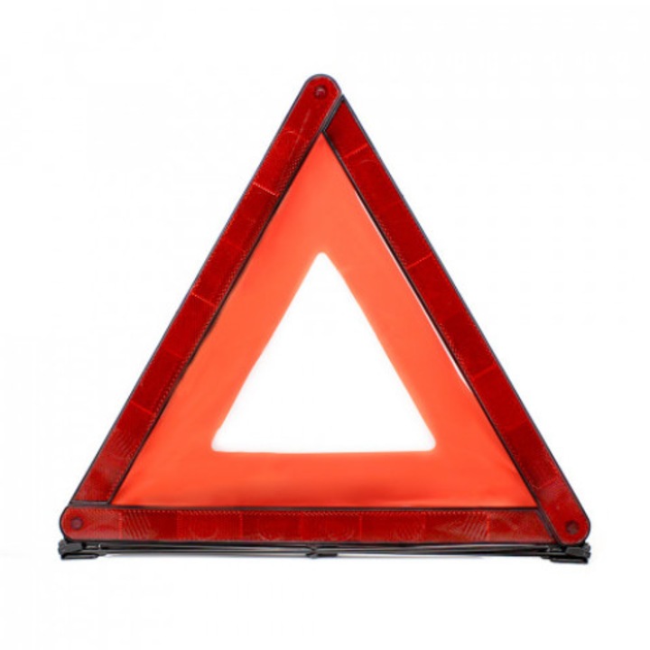 Хомологиран светлоотразителен триъгълник, червен
