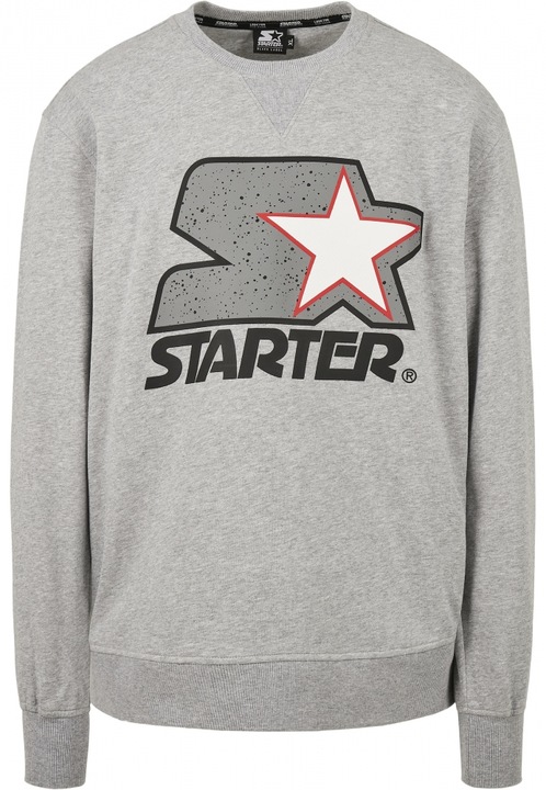 Bluze sport cu maneca lunga Starter Multicolored Logo, Deschis/Gri, L INTL