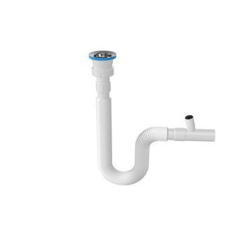 Sifon flexibil cu racord pentru masina de spalat, Nova 1220 Sifon flexibil cu racord pentru masina de spalat, Nova 1220