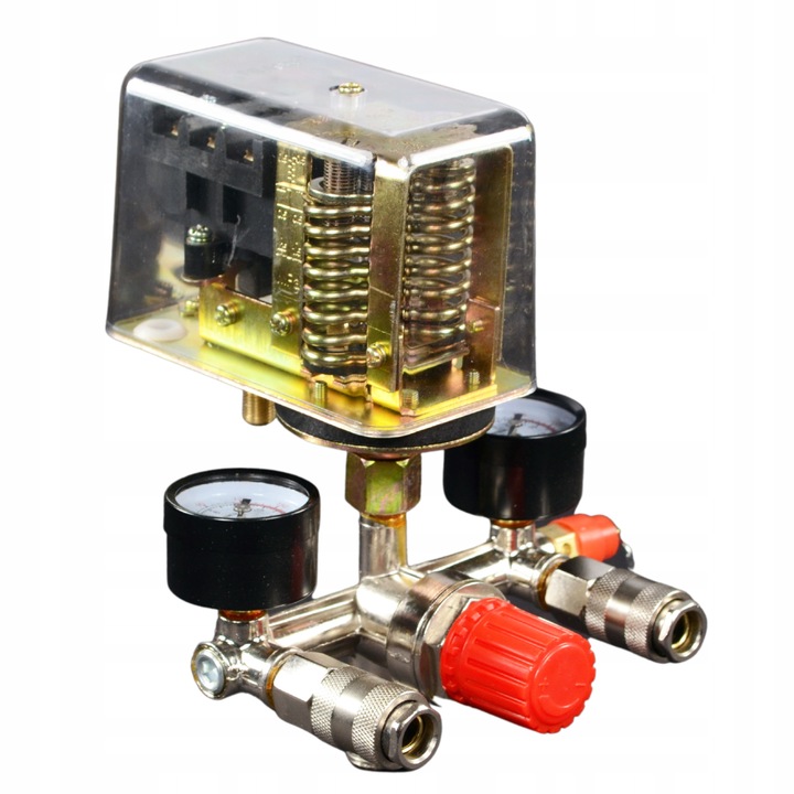 Пресостат за компресор BlackTools csm1097, 380V, Налягане 8 / 12BAR