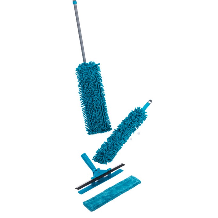 Set complet pentru curatenie, 7 piese, turcoaz, Beldray