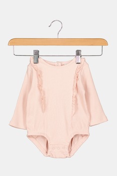 OVS, Body cu striatii si volane, Roz pal OVS, Body cu striatii si volane, Roz pal