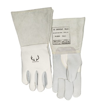 Manusi sudura, piele caprioara, albe, Weldas, 10-2850, marimea XL Manusi sudura, piele caprioara, albe, Weldas, 10-2850, marimea XL