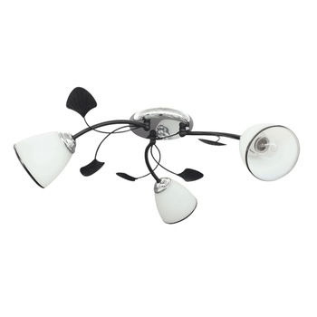 Lustra Interior Erste Oasis 3x60W Max E27 EL0037982 Culoare Crom Negru si Alb Lustra Interior Erste Oasis 3x60W Max E27 EL0037982 Culoare Crom Negru si Alb