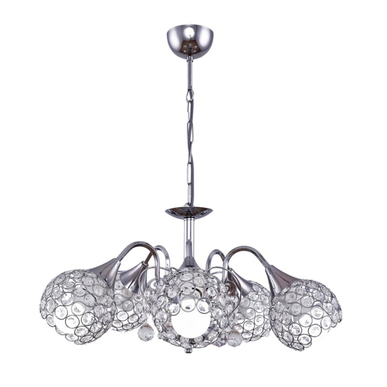 Lustra Interior Erste Saphire 5x60W Max E27 EL0058520 Culoare Crom