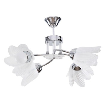 Lustra Interior Erste Serenity 4x60W Max E27 EL0058508 Culoare Crom si Alb Lustra Interior Erste Serenity 4x60W Max E27 EL0058508 Culoare Crom si Alb