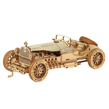 Puzzle 3D masina de curse Grand Pri 1910s, DIY, din Lemn, cu 220 piese, scala 1:16 pentru copii si adulti Puzzle 3D masina de curse Grand Pri 1910s, DIY, din Lemn, cu 220 piese, scala 1:16 pentru copii si adulti