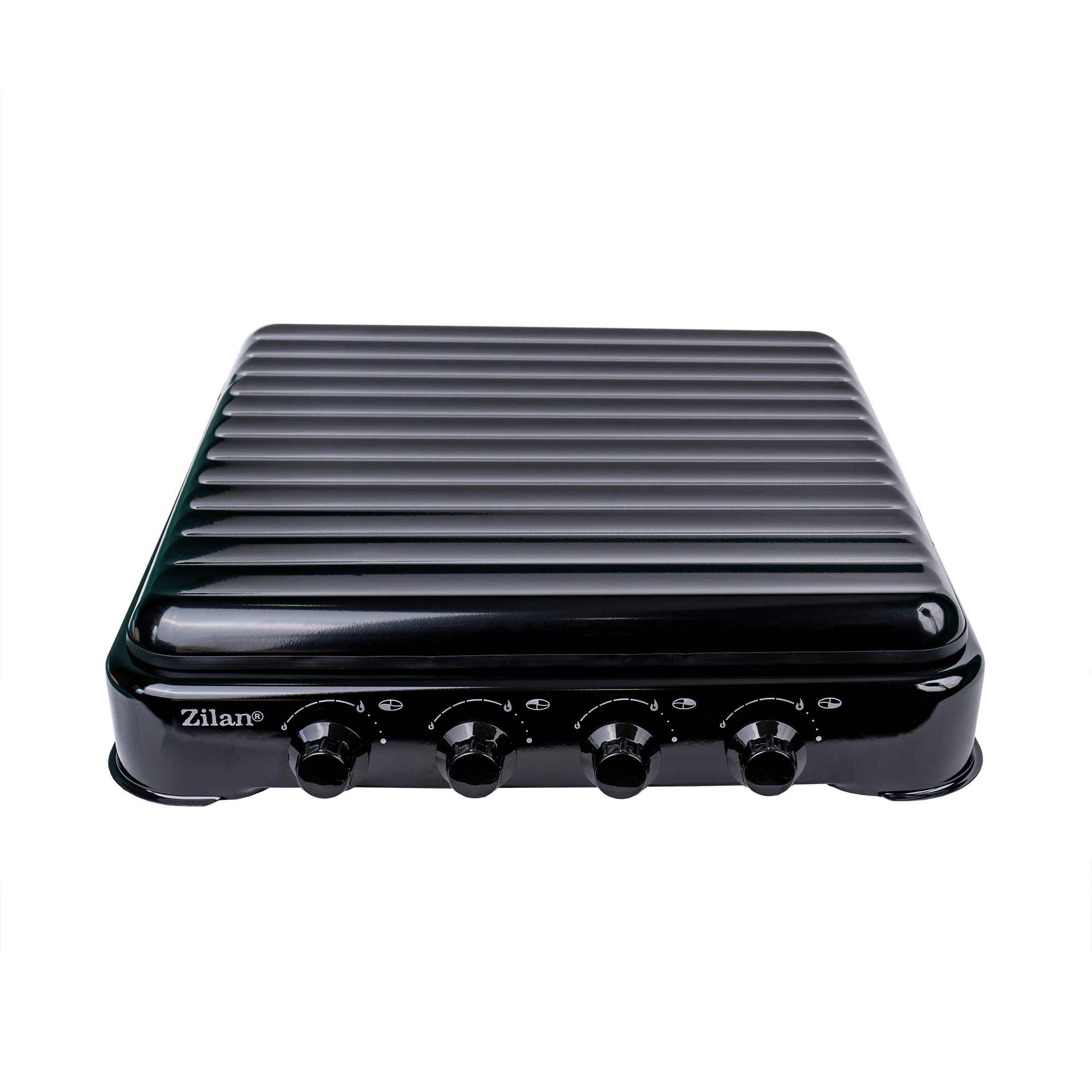 Aragaz Zilan ZLN7079, 4 arzatoare, alimentare GPL butelie, negru