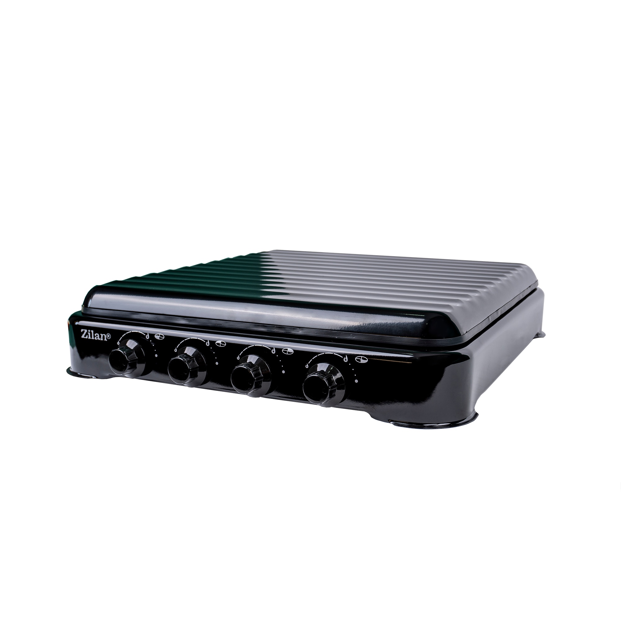 Aragaz Zilan ZLN7079, 4 arzatoare, alimentare GPL butelie, negru