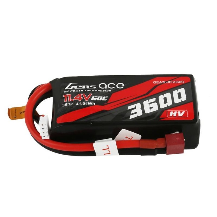 Батерия Gens Ace 3600mAh 11.4V 60C 3S1P