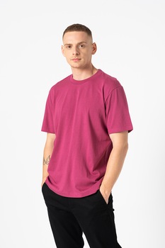 GAP, Tricou relaxed fit de bumbac organic, Violet GAP, Tricou relaxed fit de bumbac organic, Violet